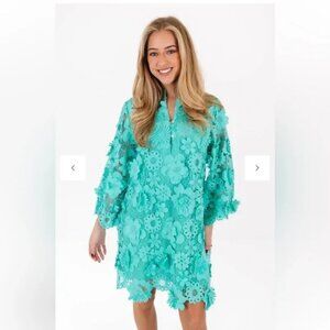 NWT! J.Marie Dress ONLY $59! Retail $168! Seraphina Floral 3D Lace Sz XS